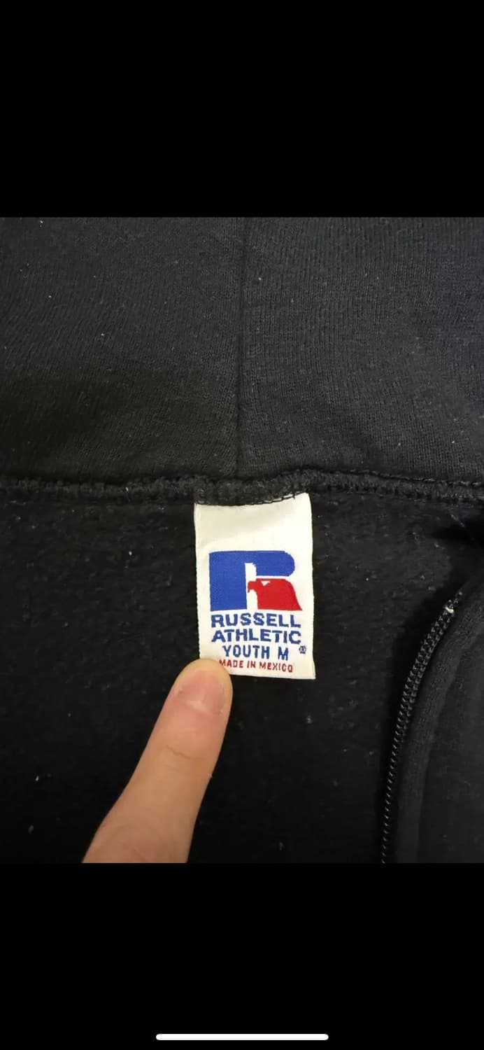 Russell athletic 러셀 후드집업 블랙 m 상품이미지2