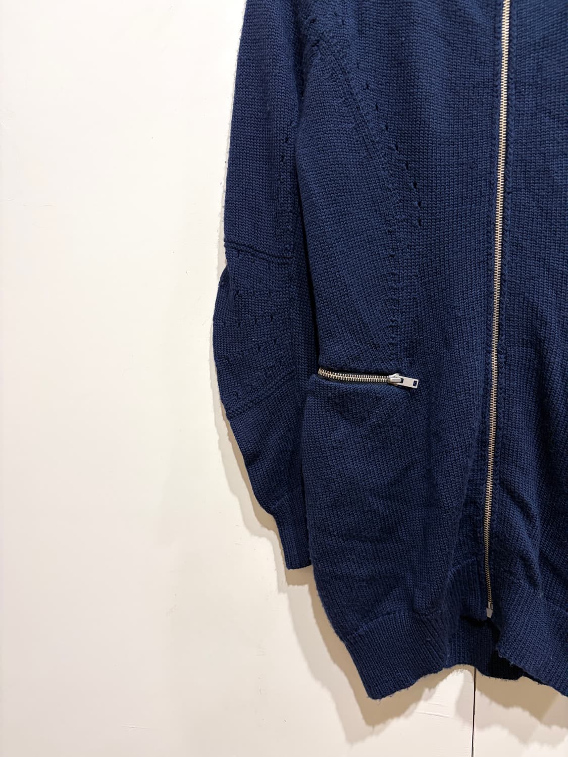 준야와타나베 울 니트 집업 상품이미지4