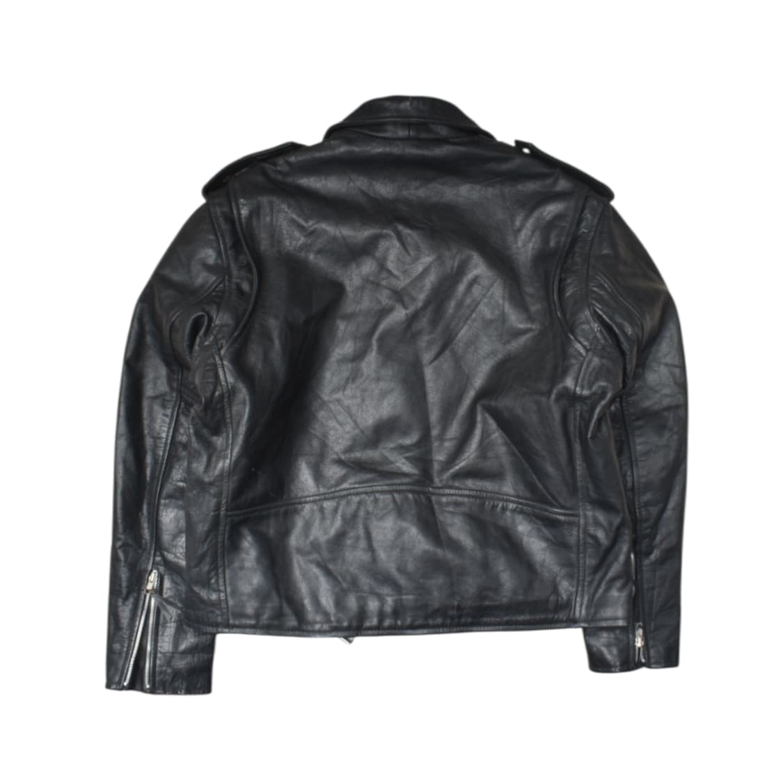 90S 리얼 레더 하드 라이더 가죽 자켓 48 N0719 상품이미지3
