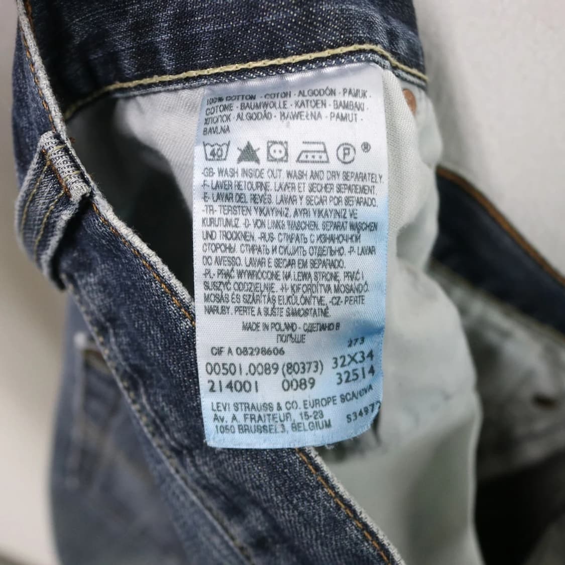 리바이스 501 데님팬츠 67215 상품이미지10