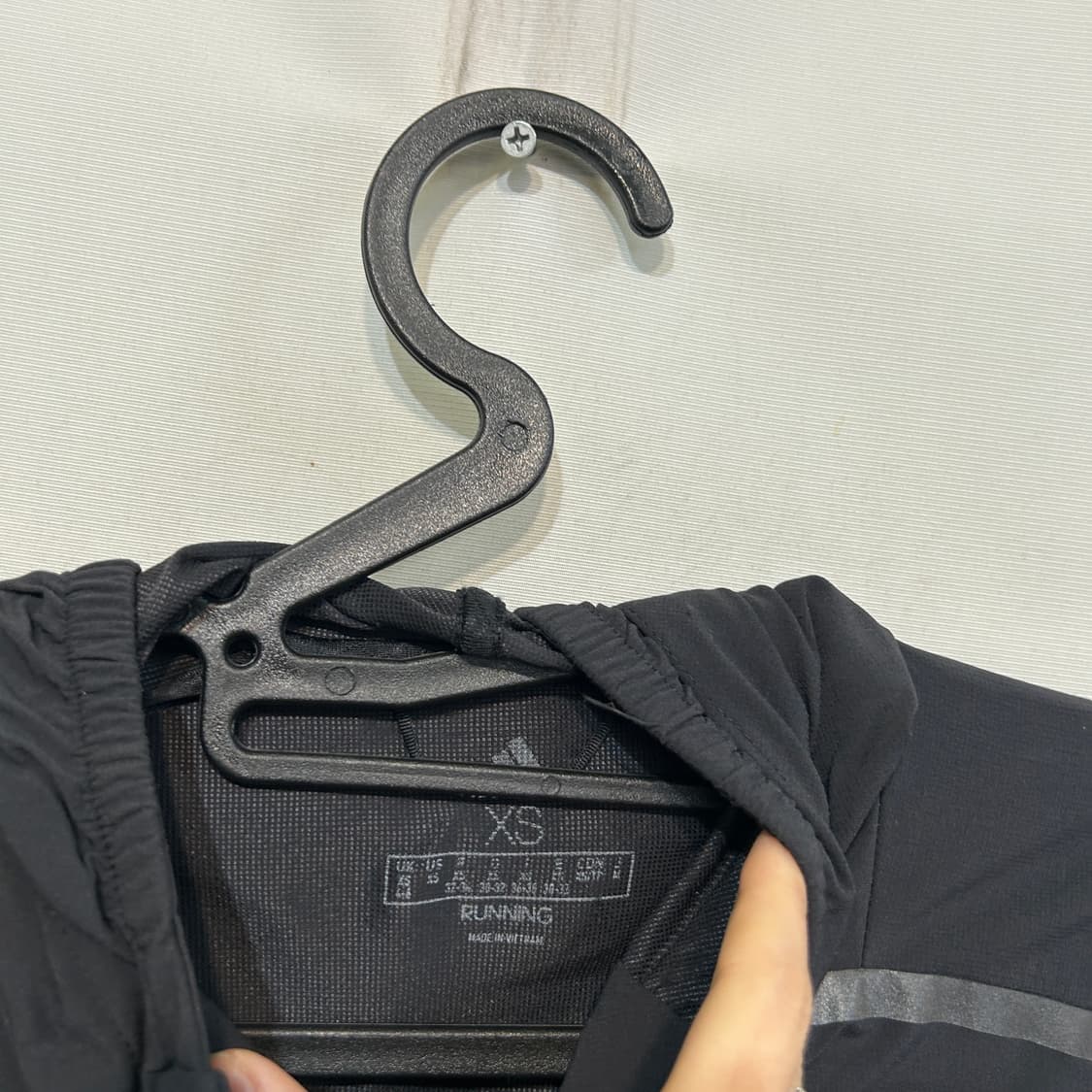 아디다스 여성 러닝 바람막이 집업 블랙 55정도 상품이미지2