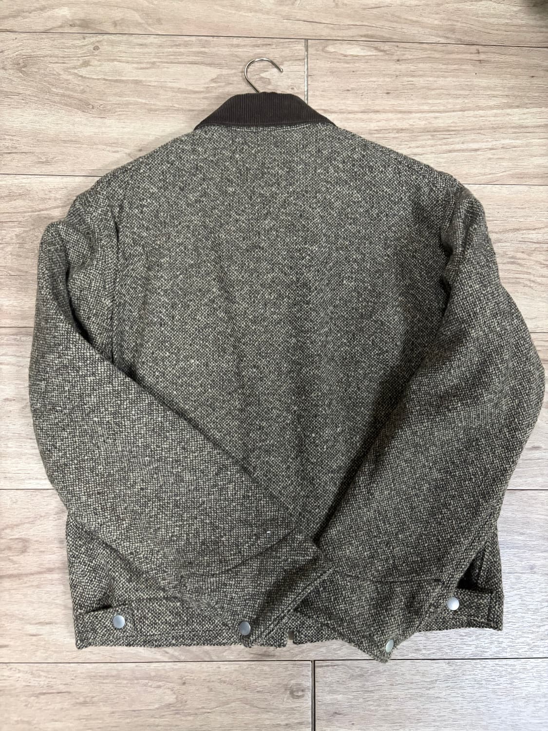 오라리 홈스펀 트위드 집 블루종  상품이미지3