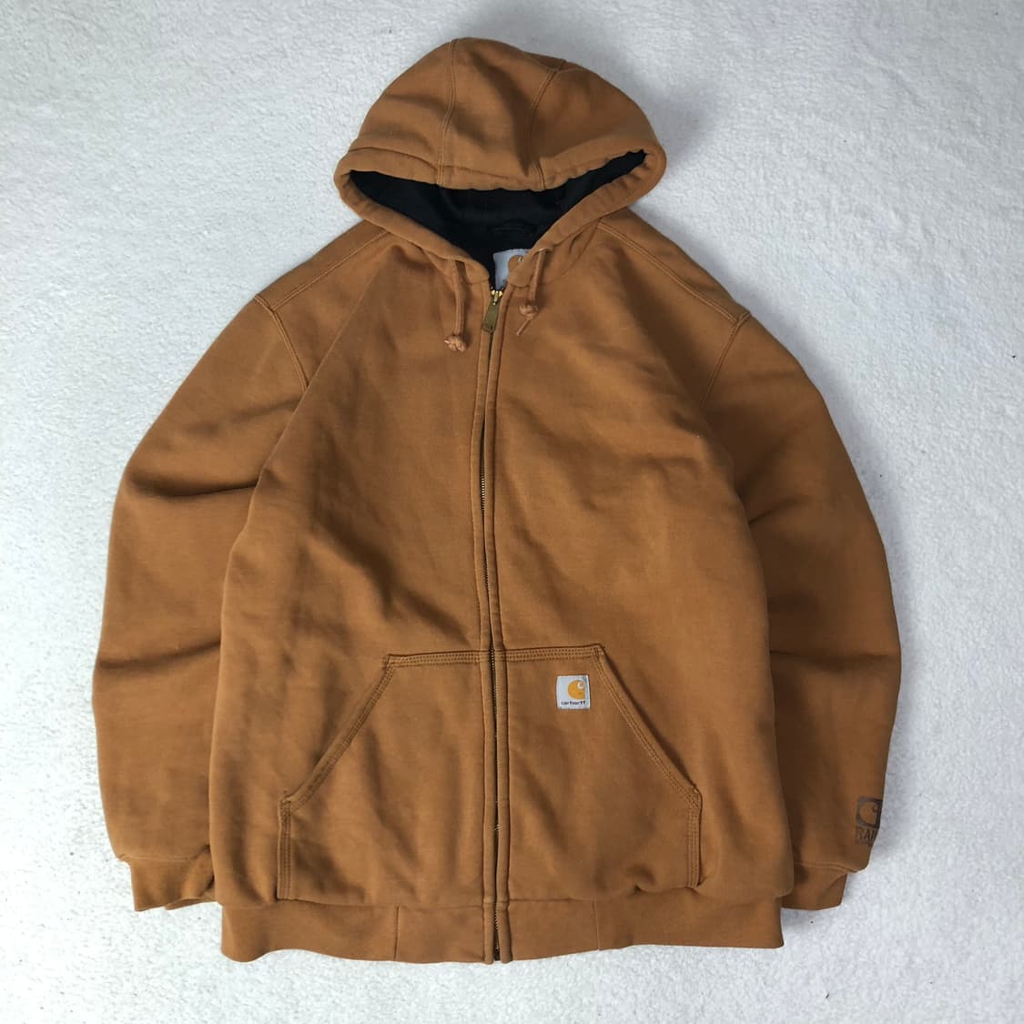칼하트 레인디펜더 된장 후드집업 상품이미지1