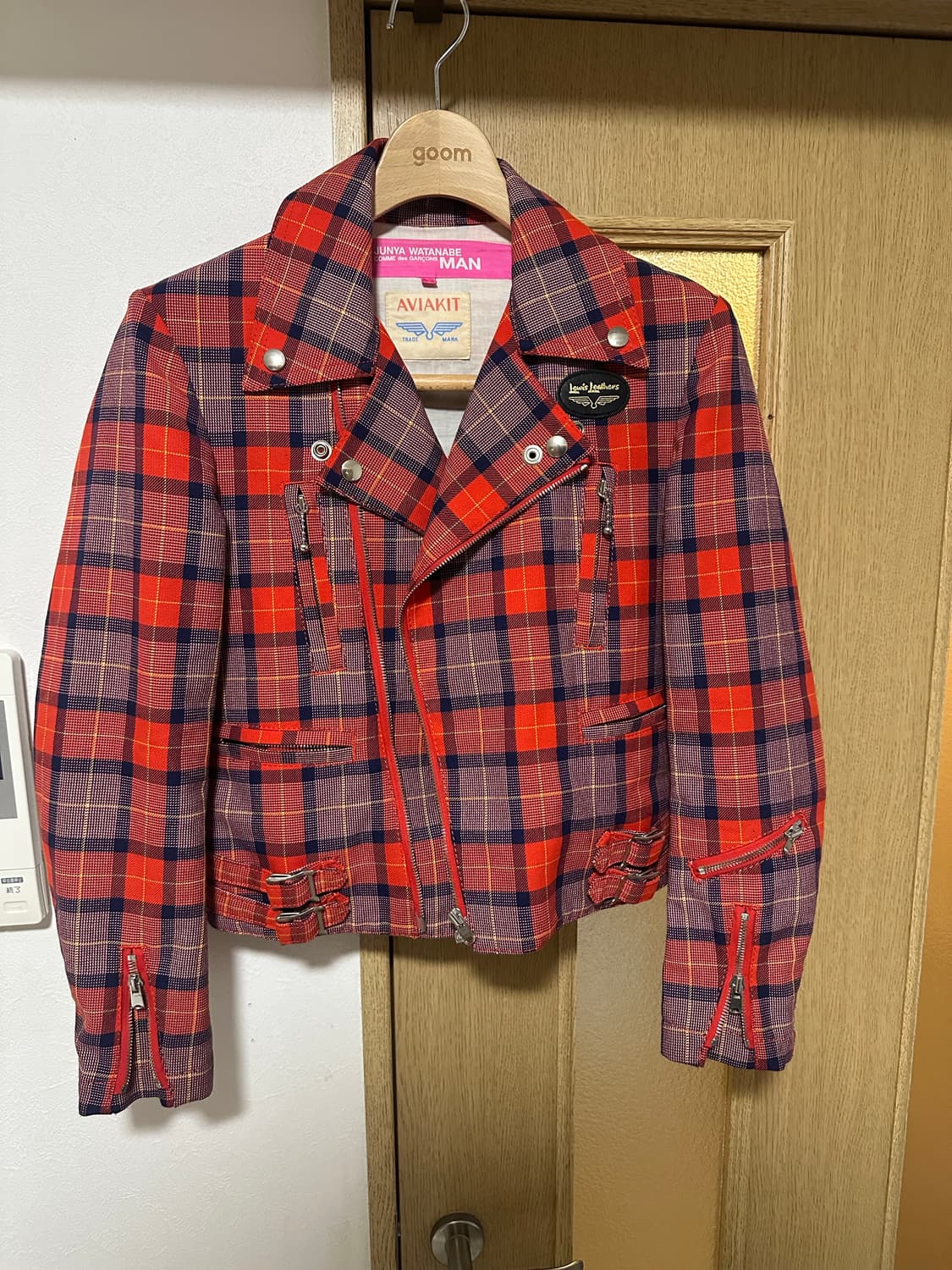 준야와타나베x루이스 레더 자켓 상품이미지1