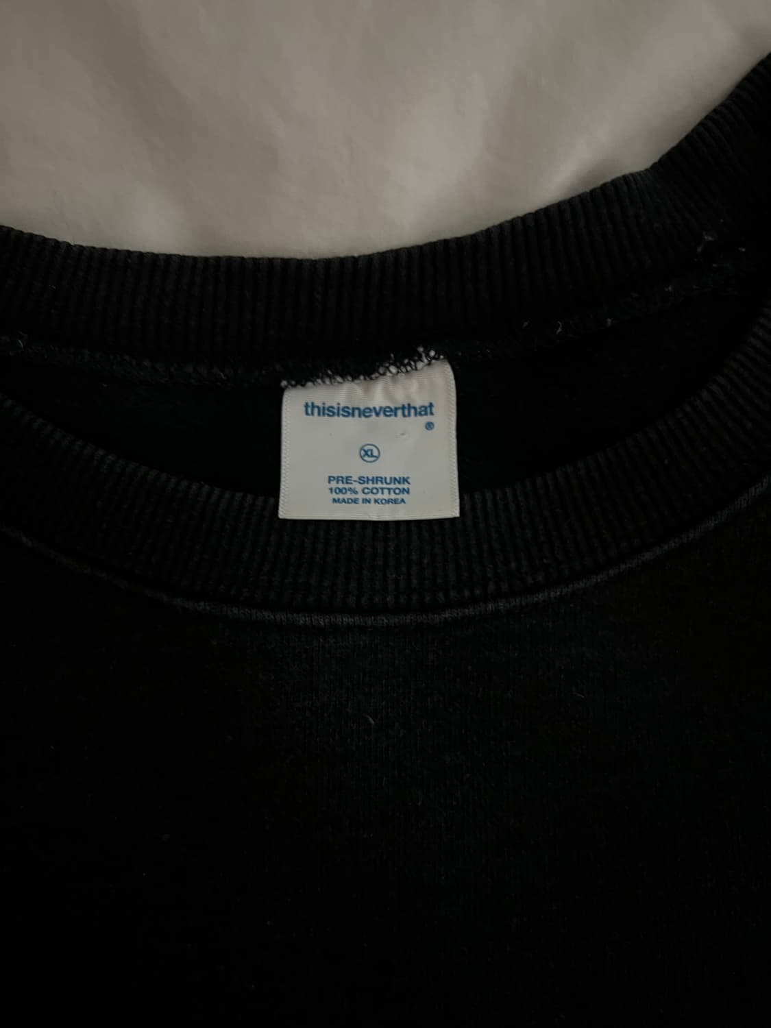 디스이스네버댓 맨투맨 XL 상품이미지4