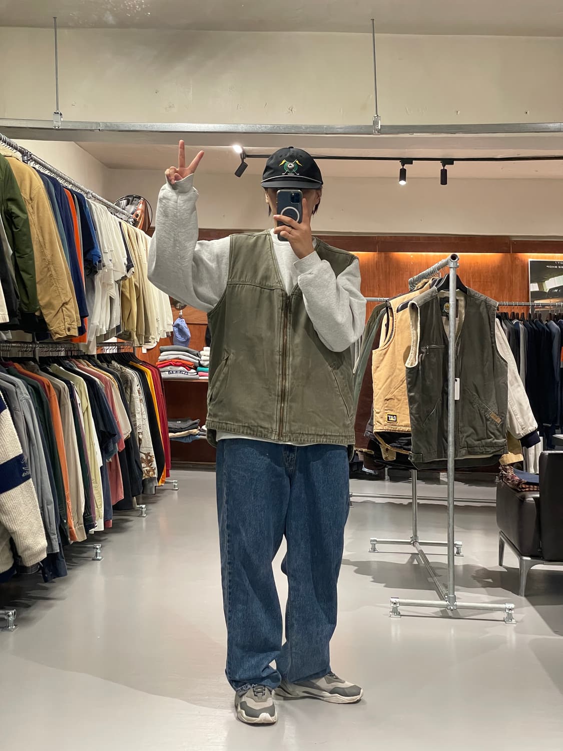 빈티지 쉐르파 베스트   상품이미지3