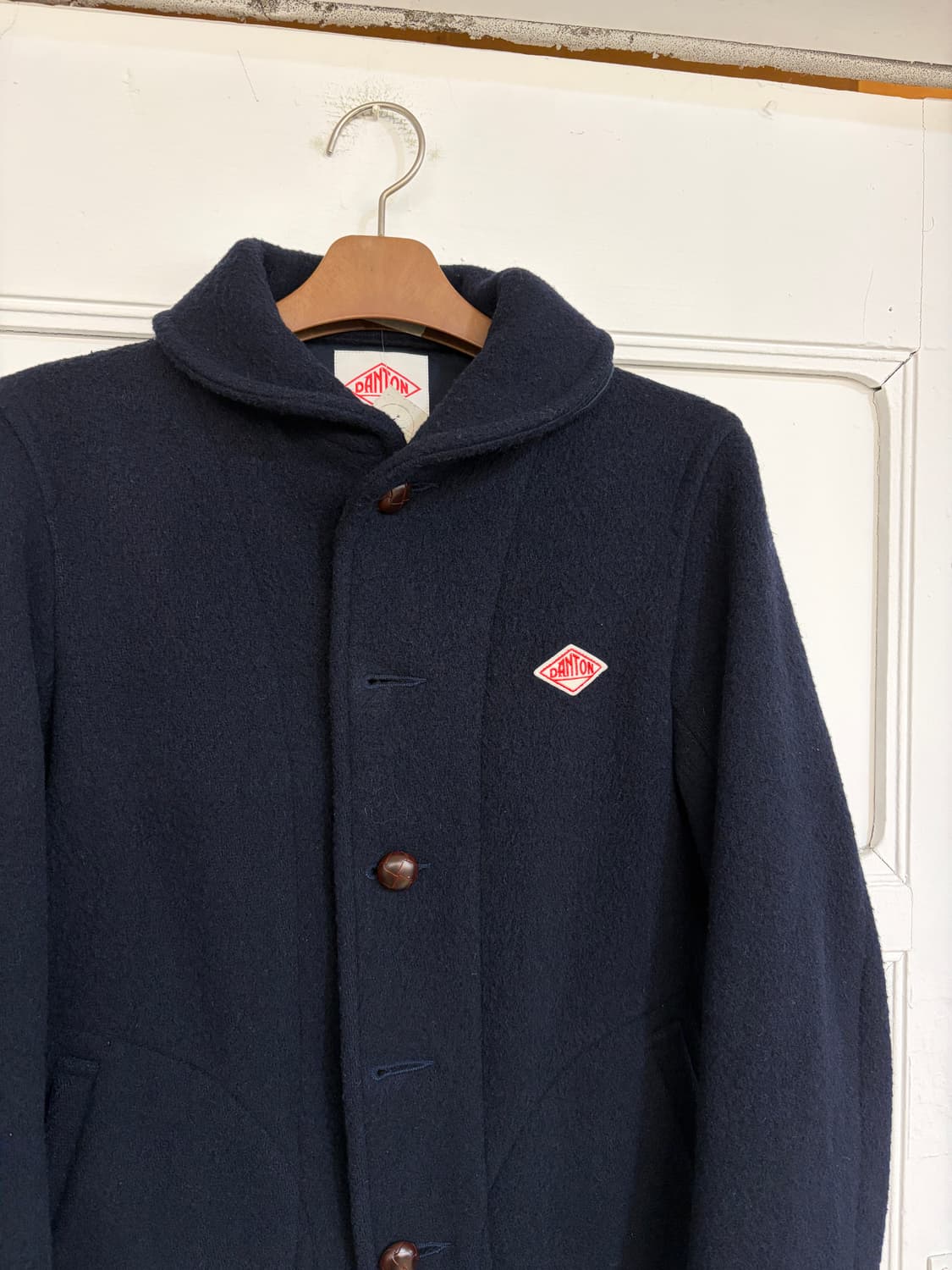 단톤 라운드칼라 코트 상품이미지4