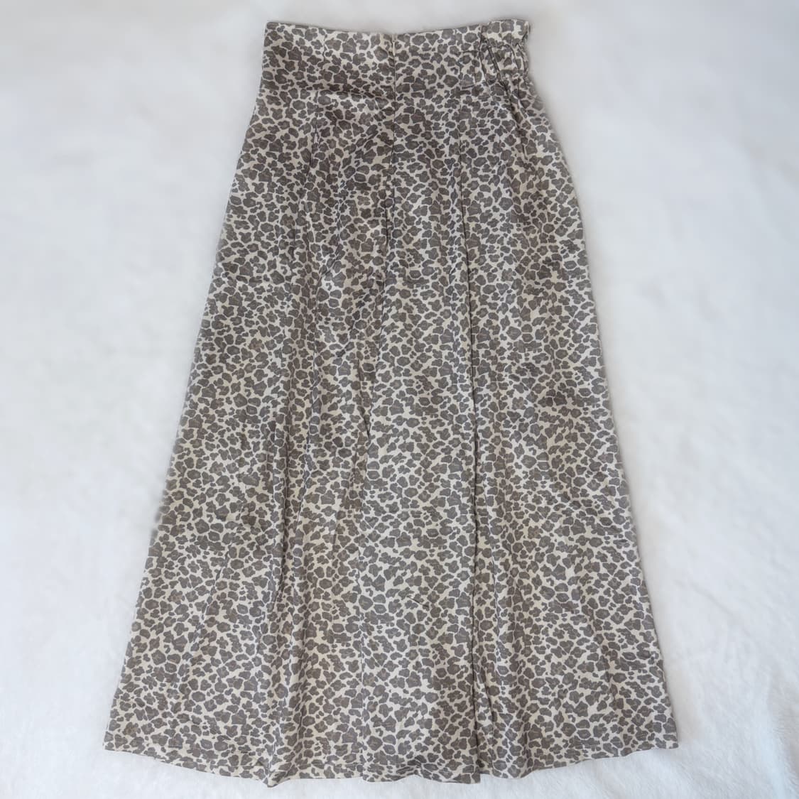 Mystic 히메갸루 오네갸루 핀턱 호피 롱스커트 ≽^•⩊•^≼ 상품이미지3