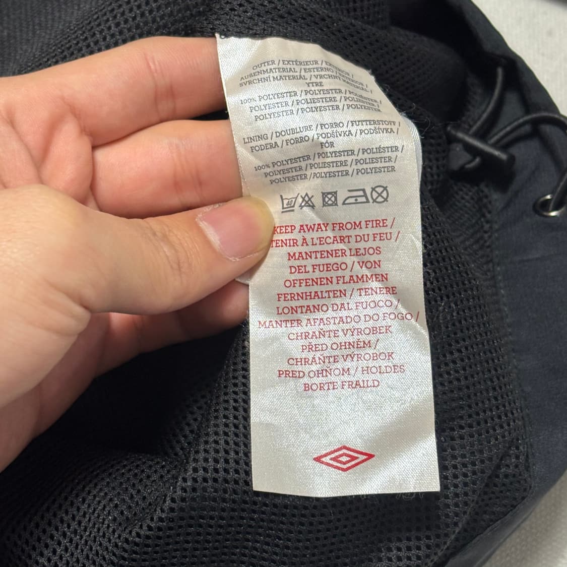 🫶🏻 엄브로 잉글랜드 국가대표 블랙 바람막이 🫶🏻 상품이미지5