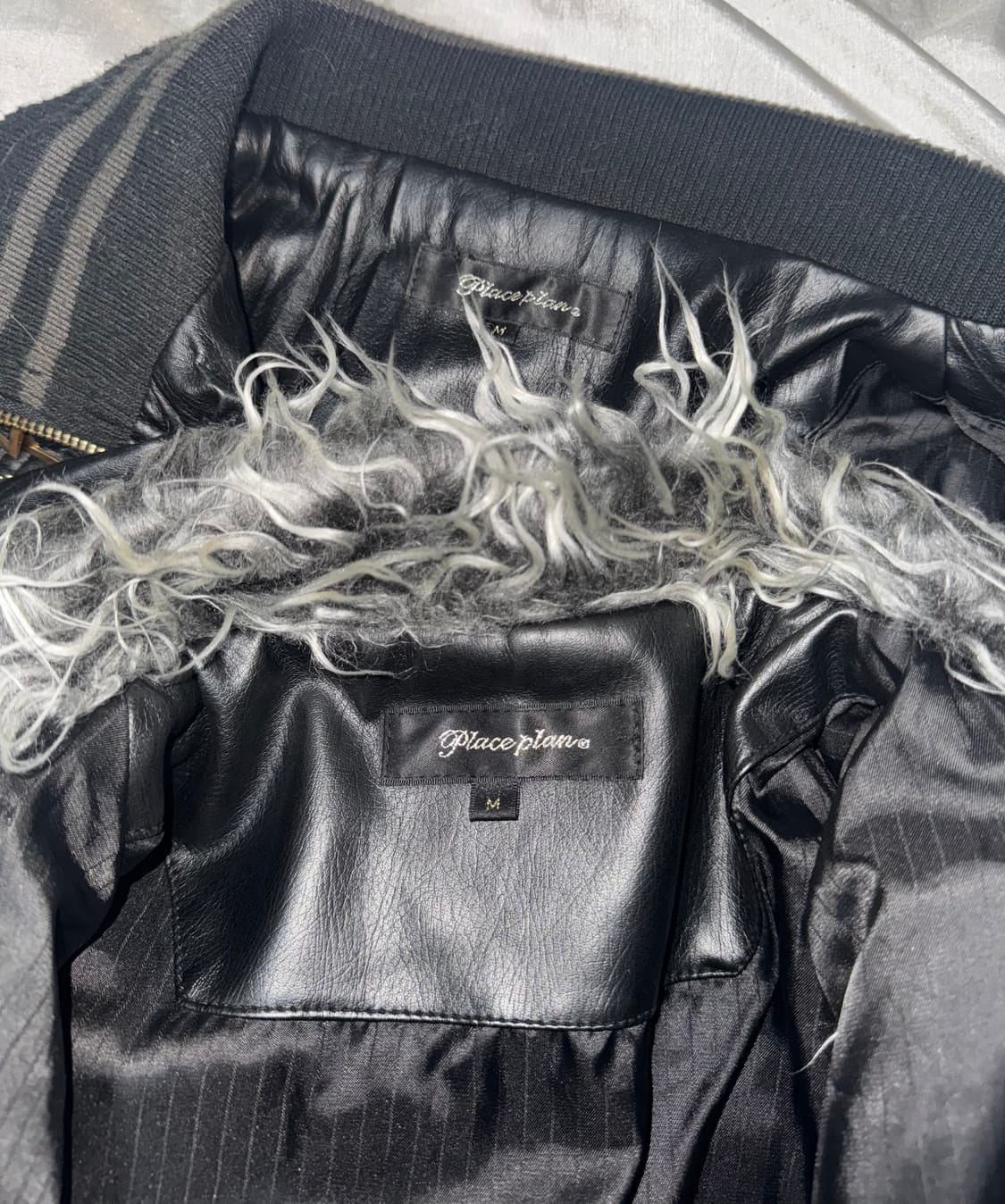 O0s vkei Mode leather fur jacket 상품이미지7