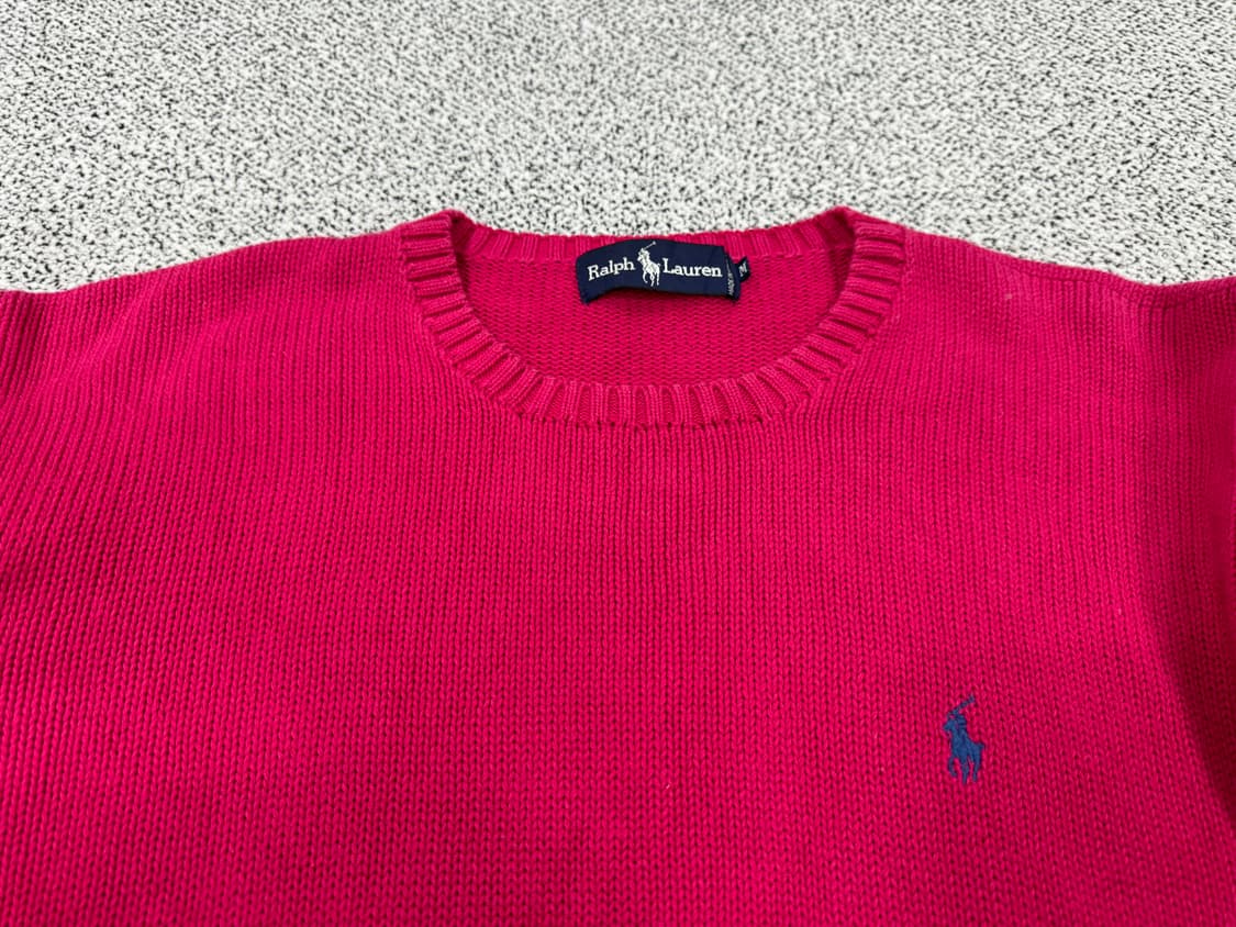 폴로 랄프로렌 90s 라운드니트 상품이미지2