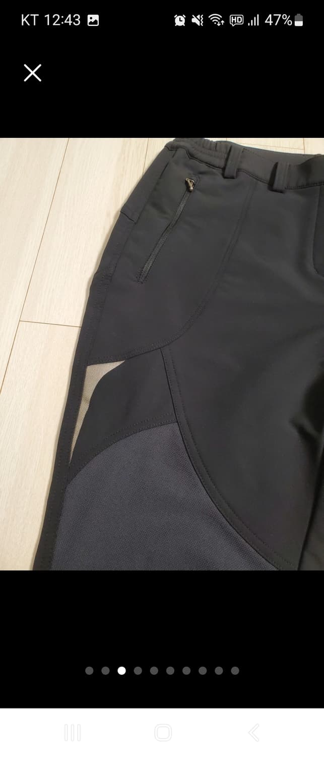 네파 블랙 여성 기모 등산 바지 72(M)
 상품이미지3