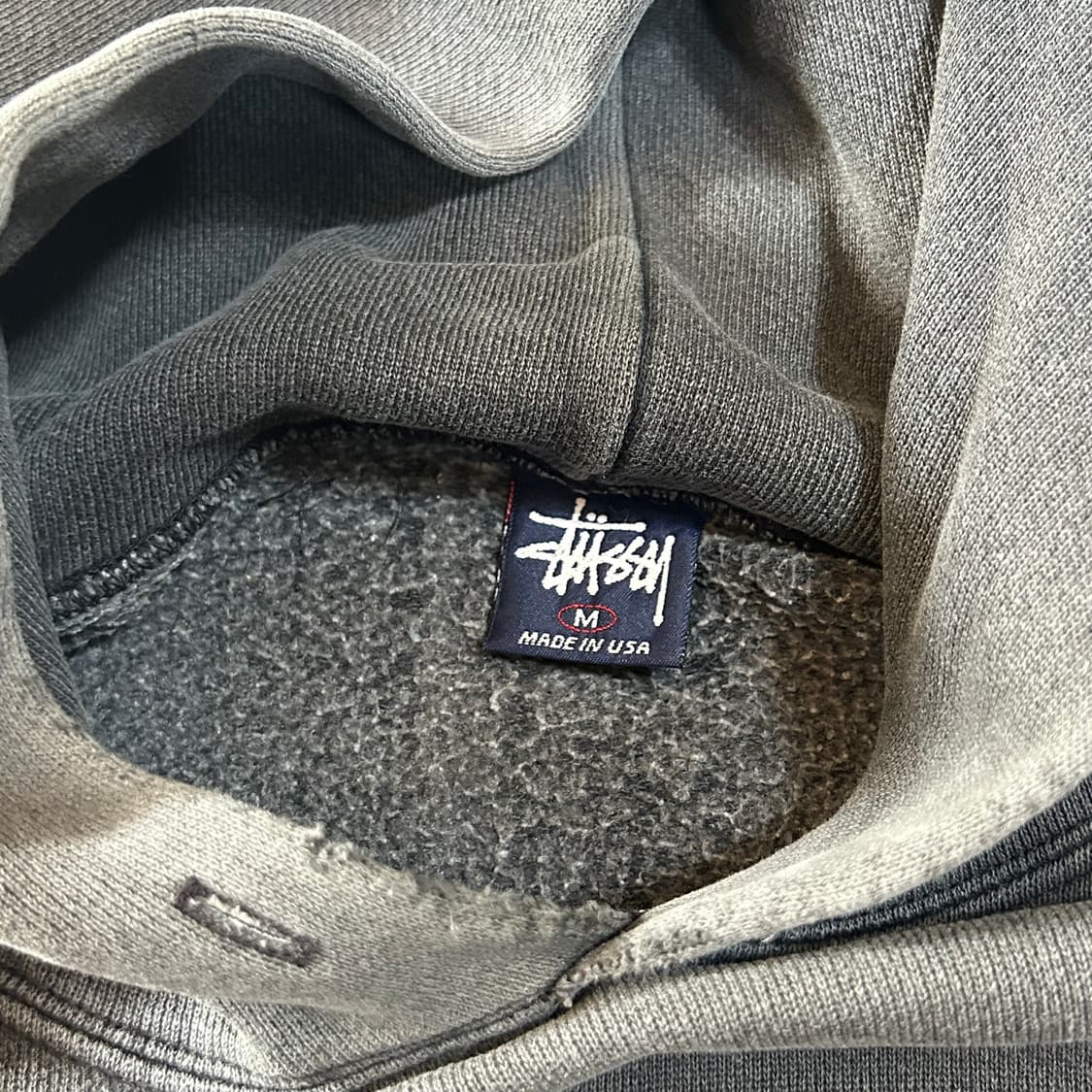 [Stussy] 90s OLD 스투시 피그먼트 로고 후드티 상품이미지6