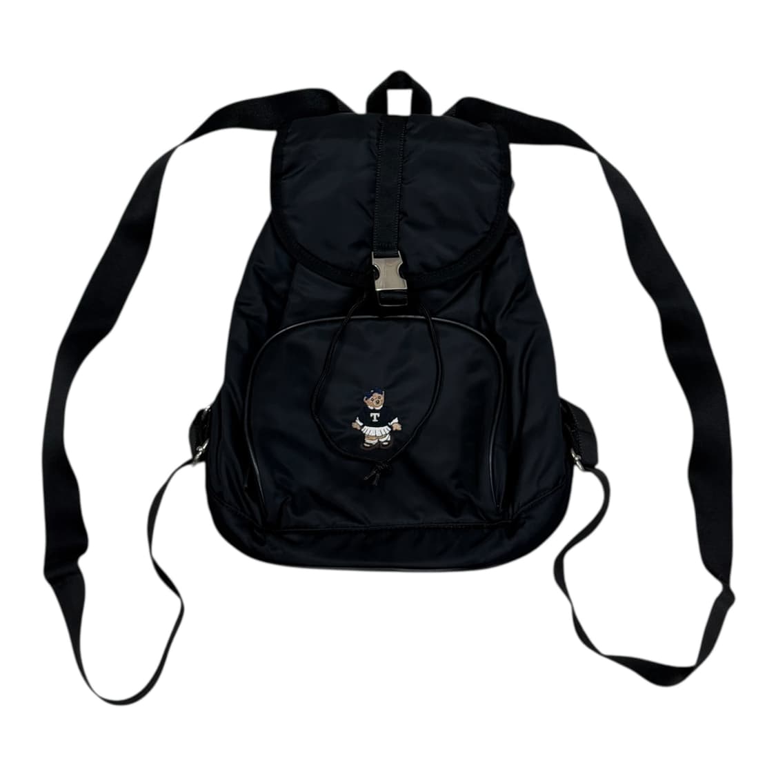 티니위니 빈티지 Y2K 베어 버클 복조리 백팩 가방 블랙 상품이미지1