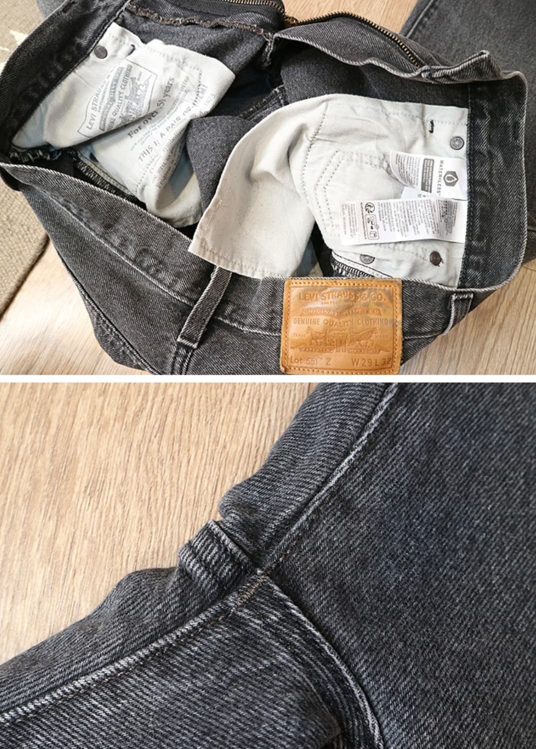 levis 리바이스 551z 빅e 블랙 그레이 데님

29 상품이미지6