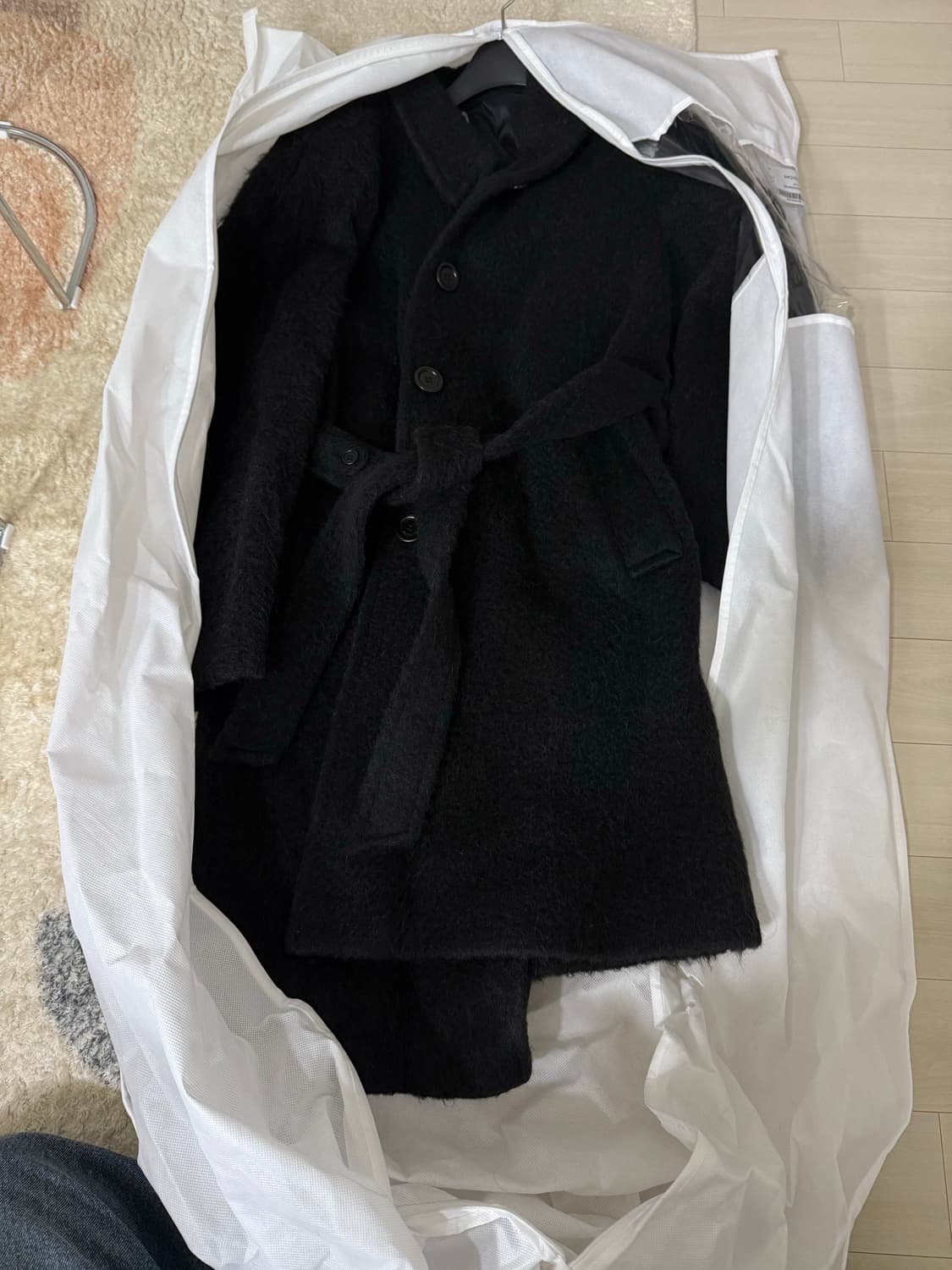 아모멘토 알파카 코트 24fw 상품이미지2