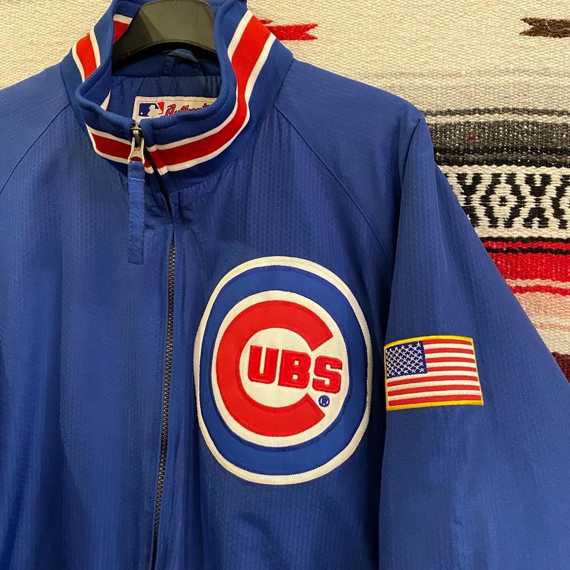 90s USA 마제스틱 시카고컵스 선수용 덕아웃자켓 상품이미지7