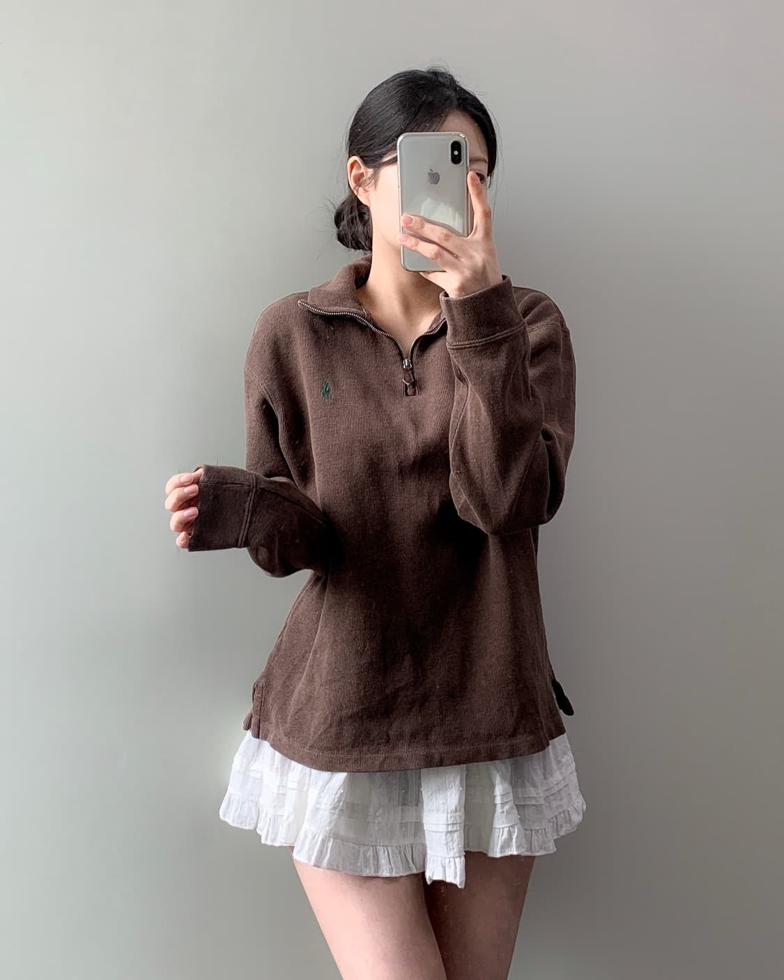 폴로 반집업 니트 상품이미지2