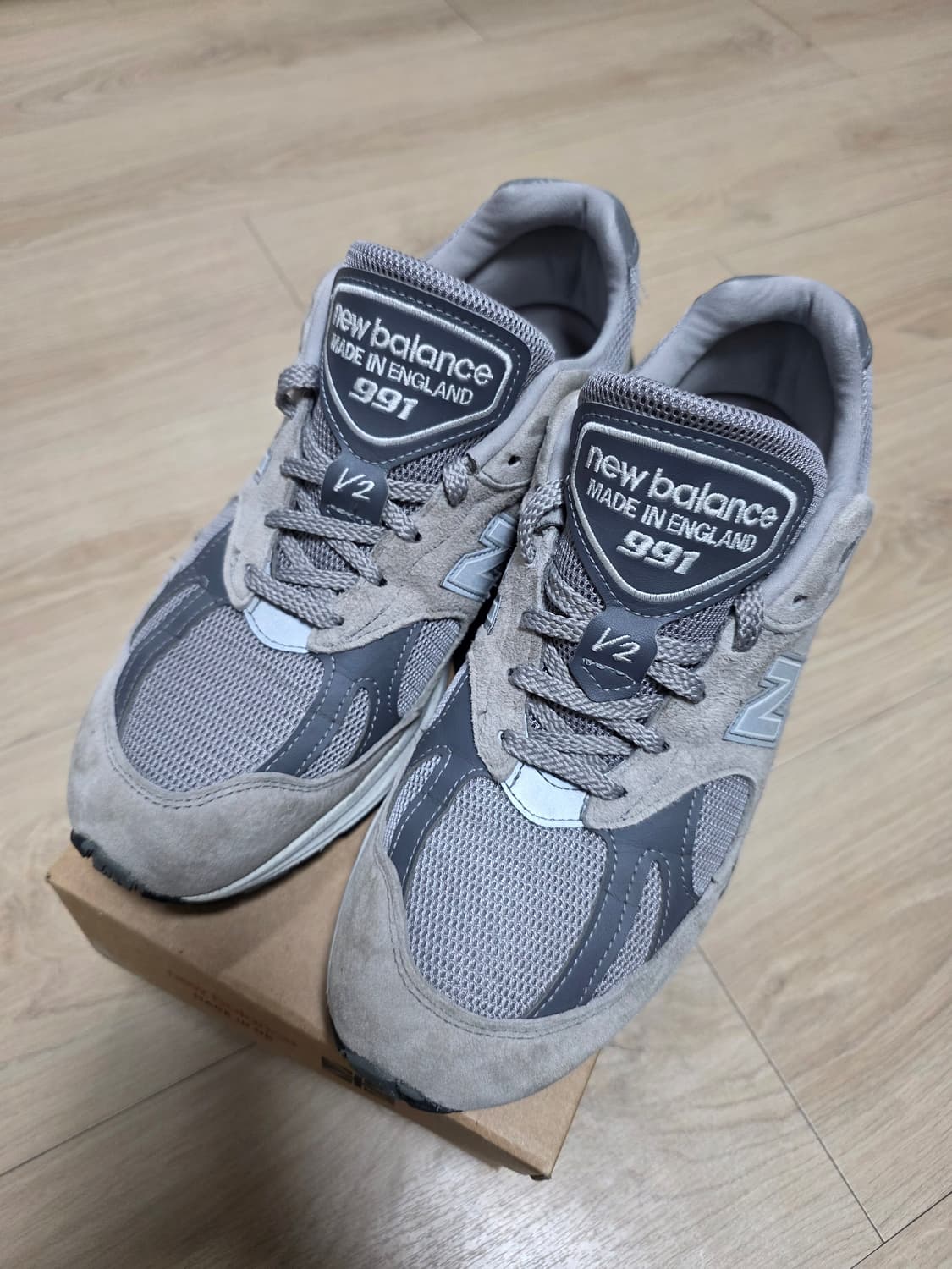 [네고환영] 뉴발란스 991v2 그레이 270 메이드 인 UK 상품이미지1