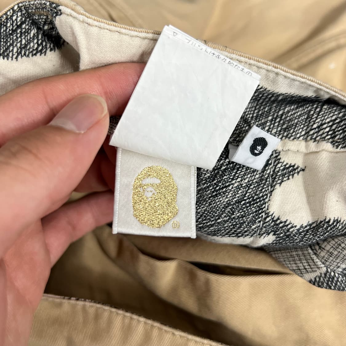 BAPE 베이프 빅 헤드 사루 스트레이트 치노 팬츠 상품이미지8