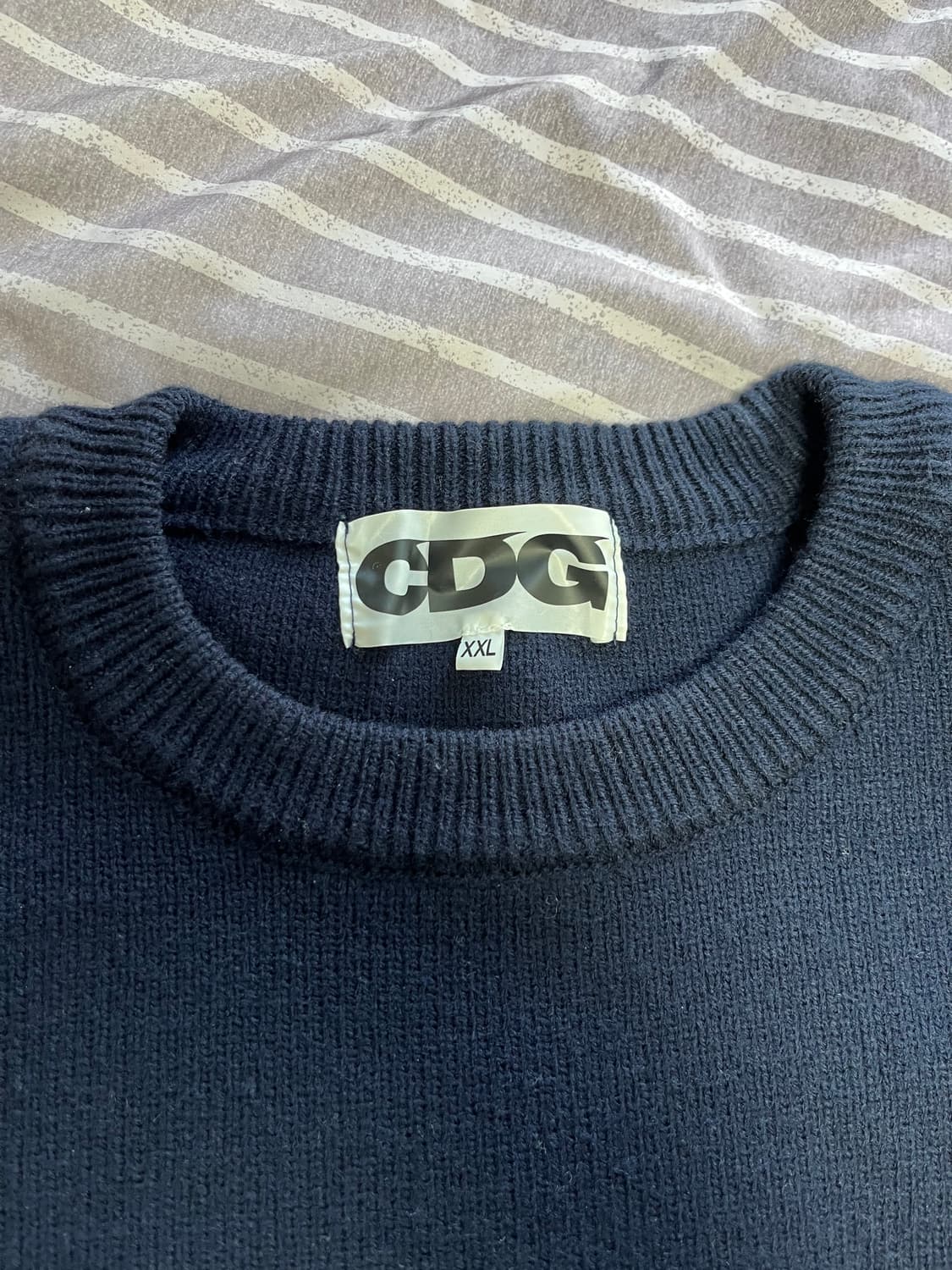 CDG 스쿨 풀오버 네이비 상품이미지2