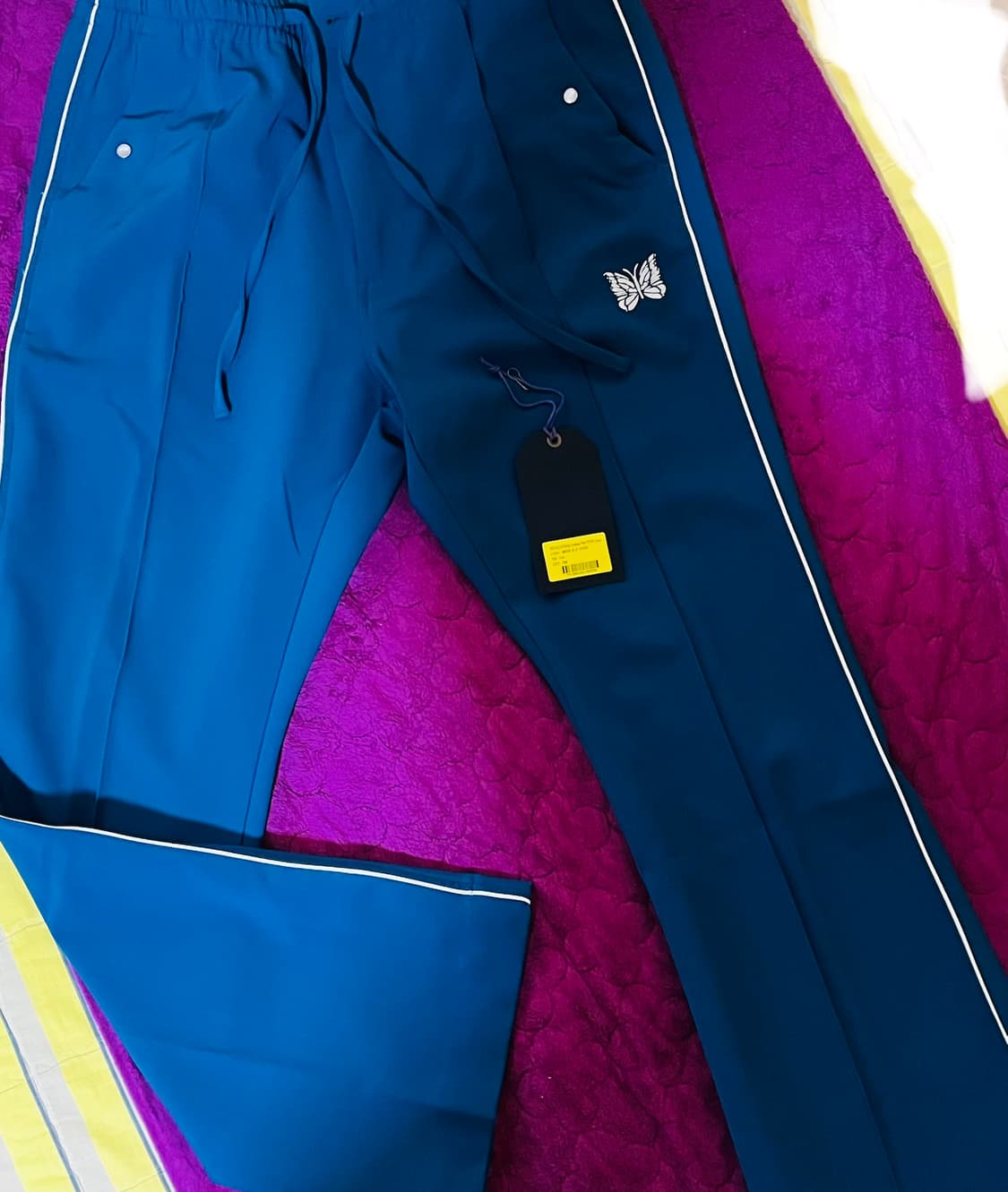 니들스(needles) 블루컬러 부츠컷 카우보이팬츠 드립니다[미착용 정 상품이미지2