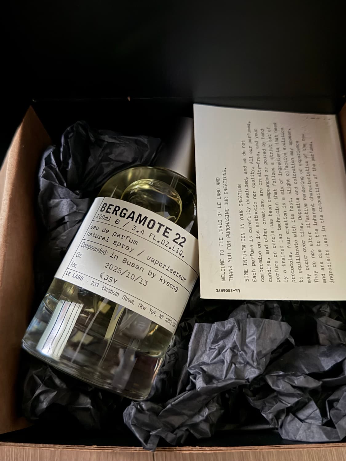 르라보 베르가못22 100ml 향수 국문택 상품이미지1