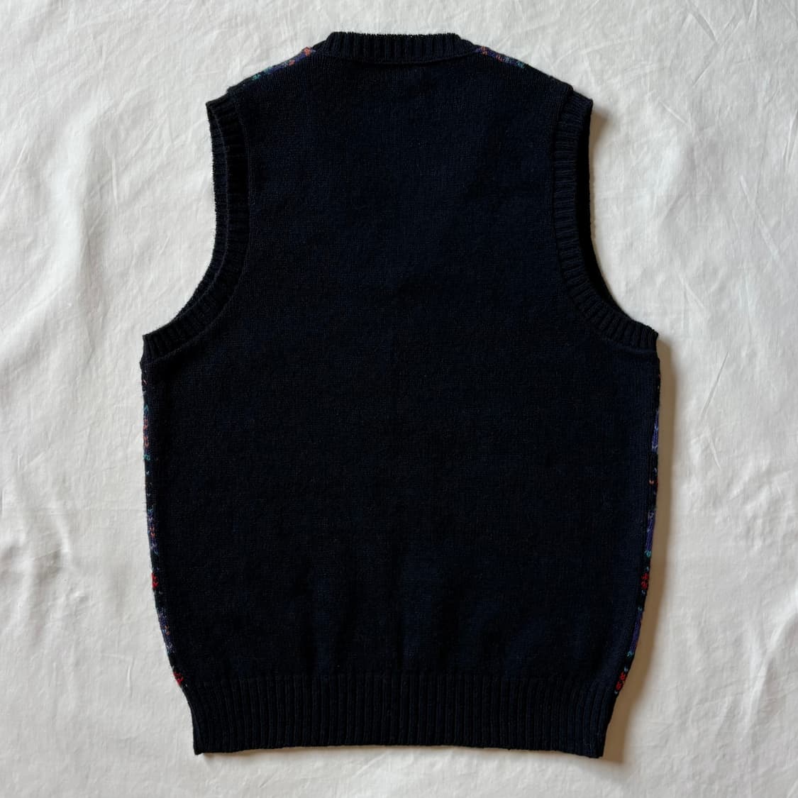 70s USA 펜들턴 페어아일 울 니트 베스트( L / 102) 상품이미지6