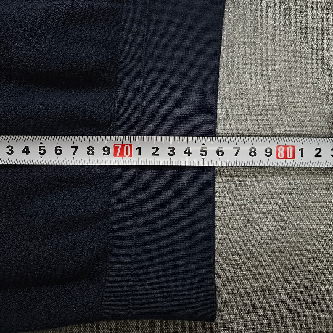 100-105 닥스 24FW 모100 카라 니트 슬림핏 네이비 상품이미지8