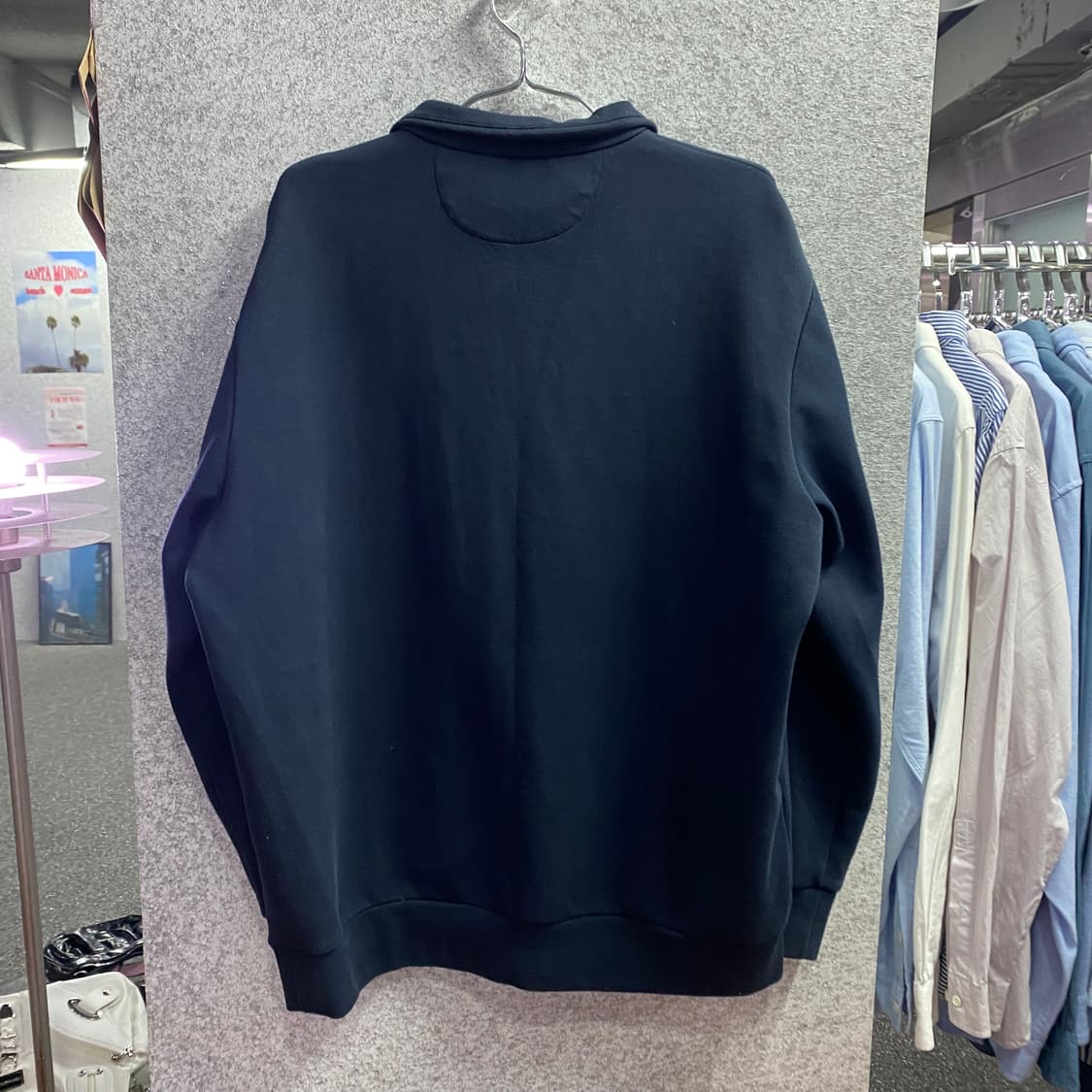 폴로 신형 차콜 반집업 맨투맨 B3220 상품이미지3