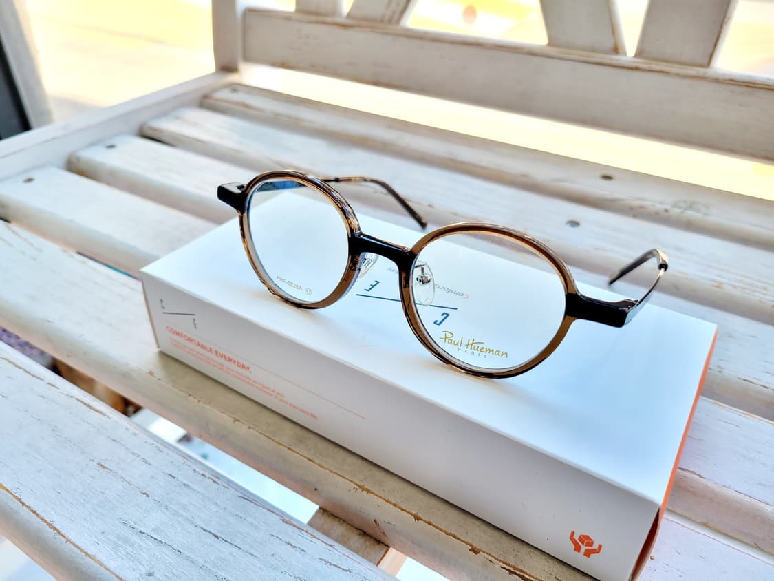 폴휴먼 안경 PHF-5226A 브라운그레이 원형 상품이미지1