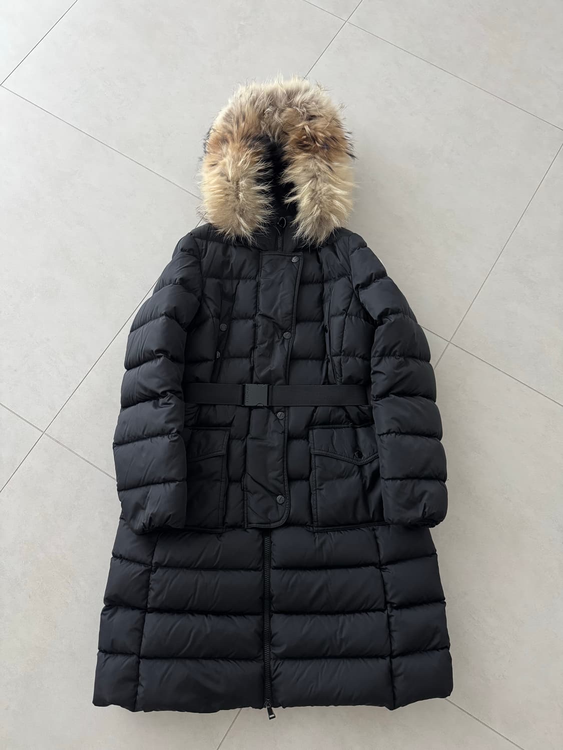 정품 몽클레어 클로에 블랙패딩(구형지퍼) 상품이미지1