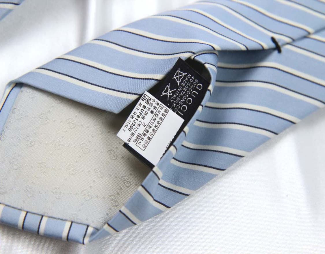 구찌 7.2cm A등급 슬림 남자 명품 넥타이 상품이미지4