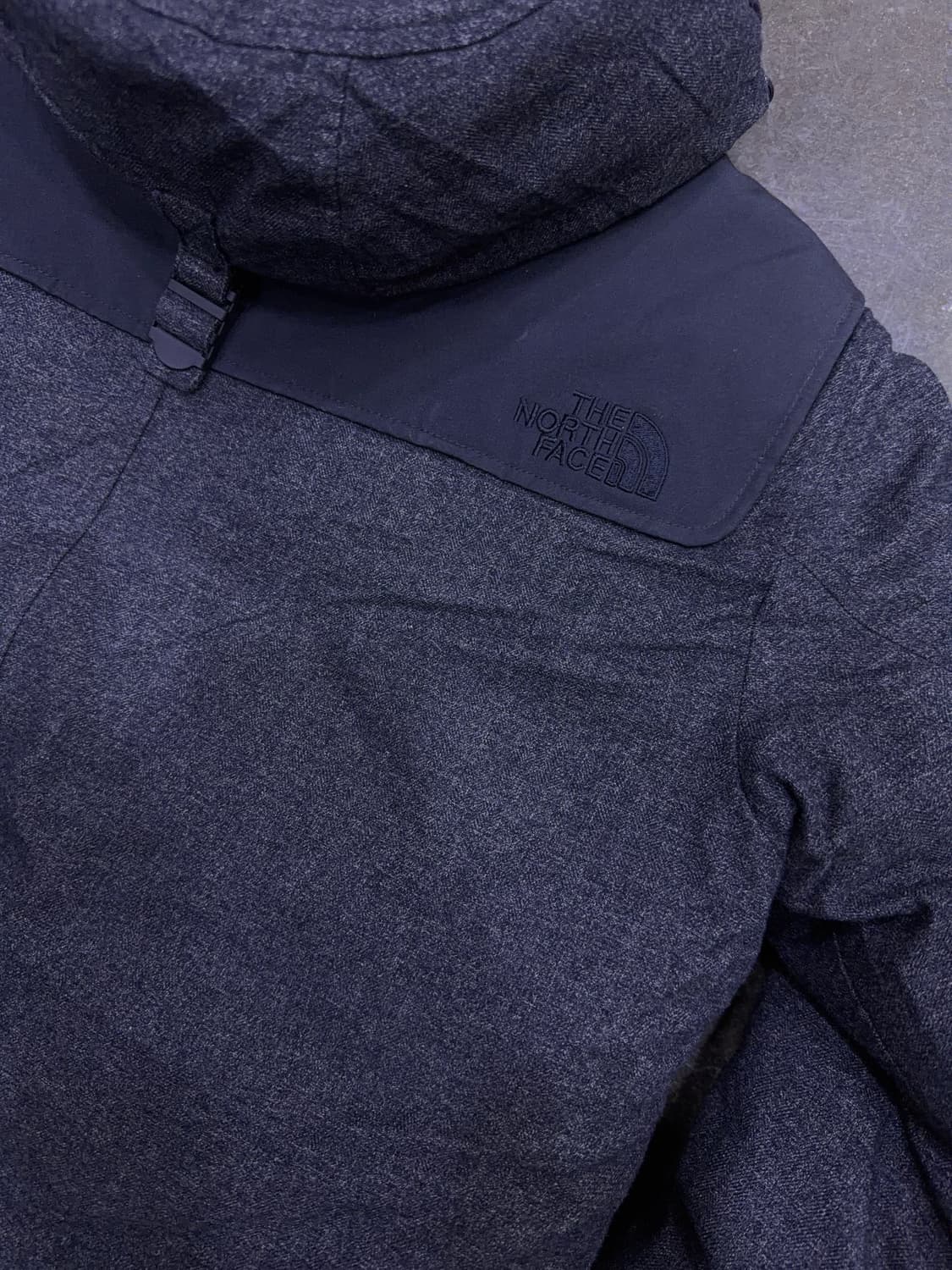 노스페이스 넬슨 더플코트 떡볶이 덕다운 패딩점퍼 그레이 100 상품이미지9