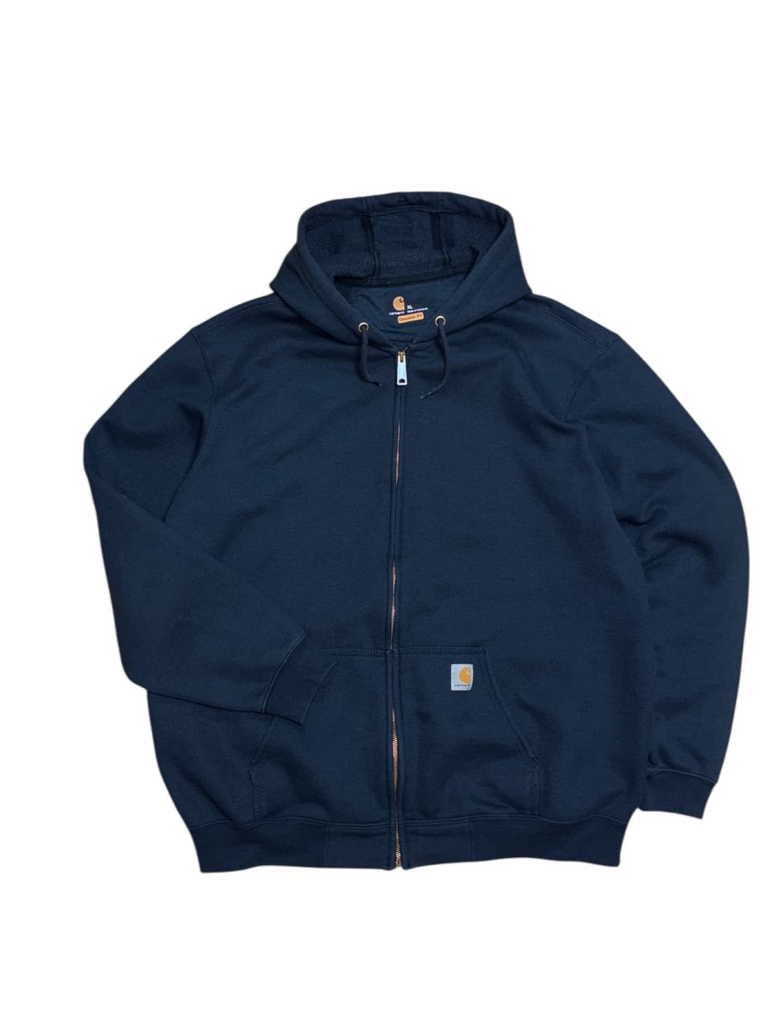 칼하트 네이비 미드웨이트 루즈핏 후드집업 상품이미지3