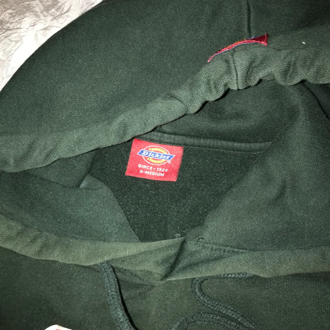 Dickies 디키즈 벨벳로고 다크그린 후드티 상품이미지5