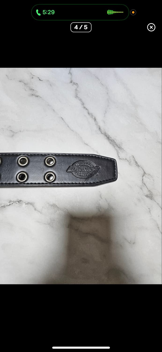 새상품/블랙)디키즈 더블아일렛 벨트 상품이미지2