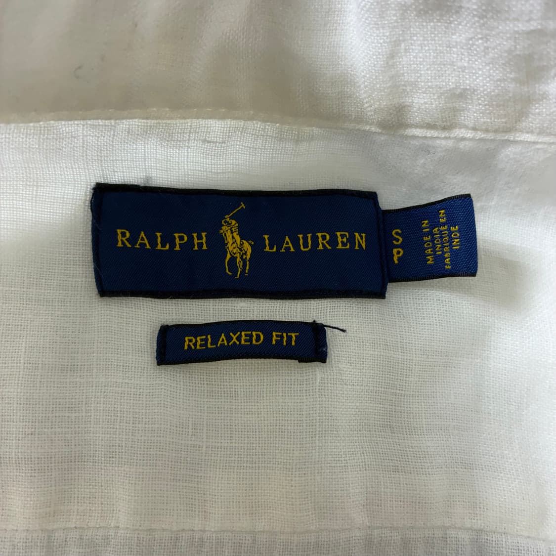 Polo  폴로 랄프로렌 자수 린넨 화이트 셔츠  상품이미지3