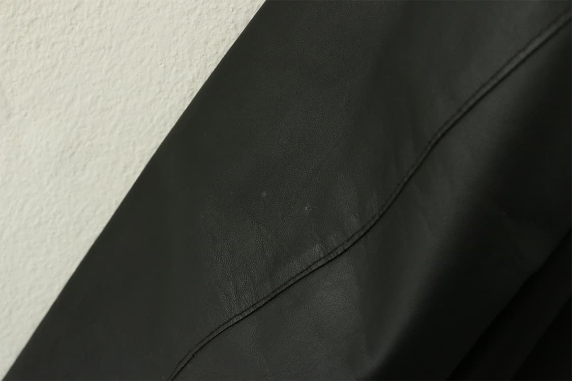 빔즈 블랙 레더 후드 집업 자켓 상품이미지10