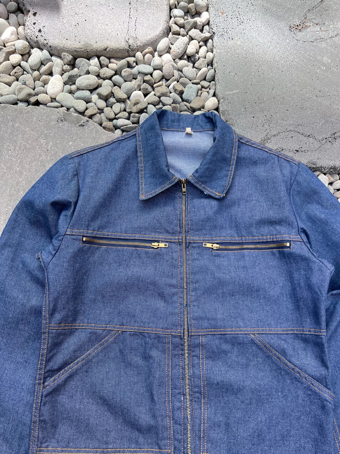 OLD VINTAGE DENIM FRENCH 빈티지프렌치데님워크자켓 상품이미지6