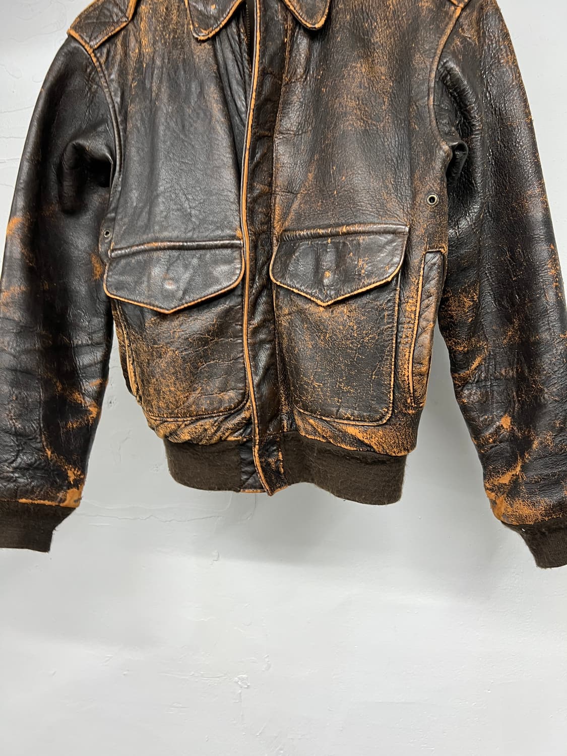 아비렉스 A2 레더자켓 상품이미지4