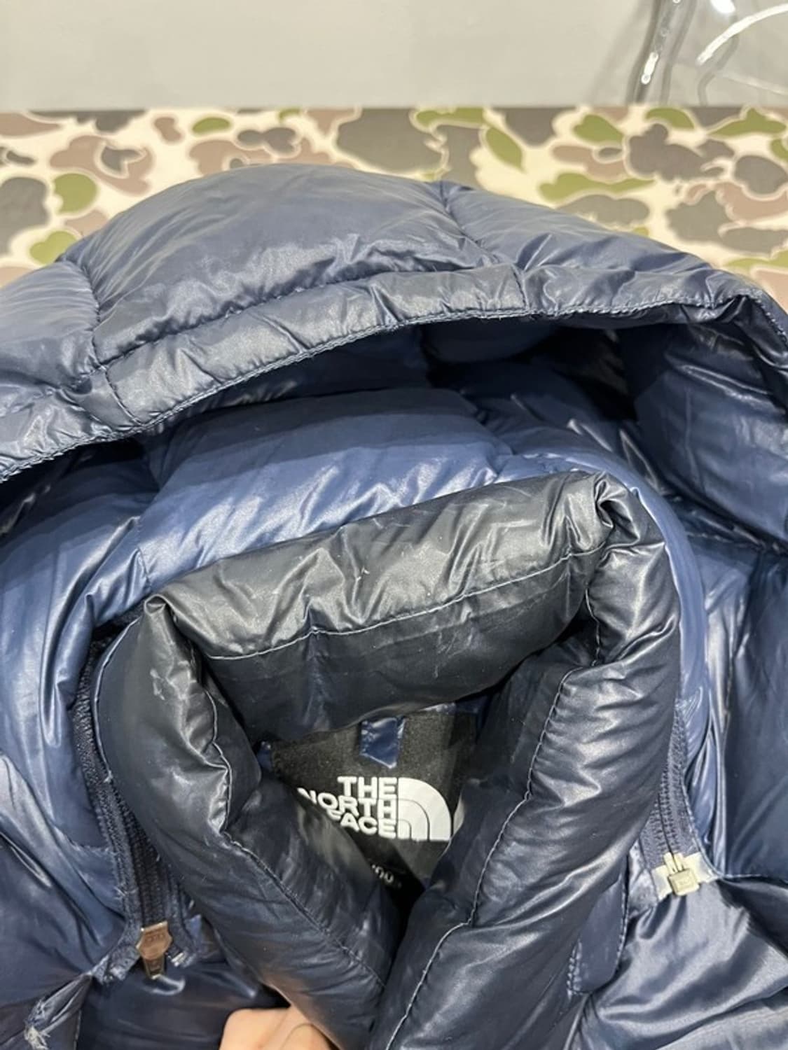 노스페이스 고프코어 구스다운 700 패딩 네이비 100 상품이미지10