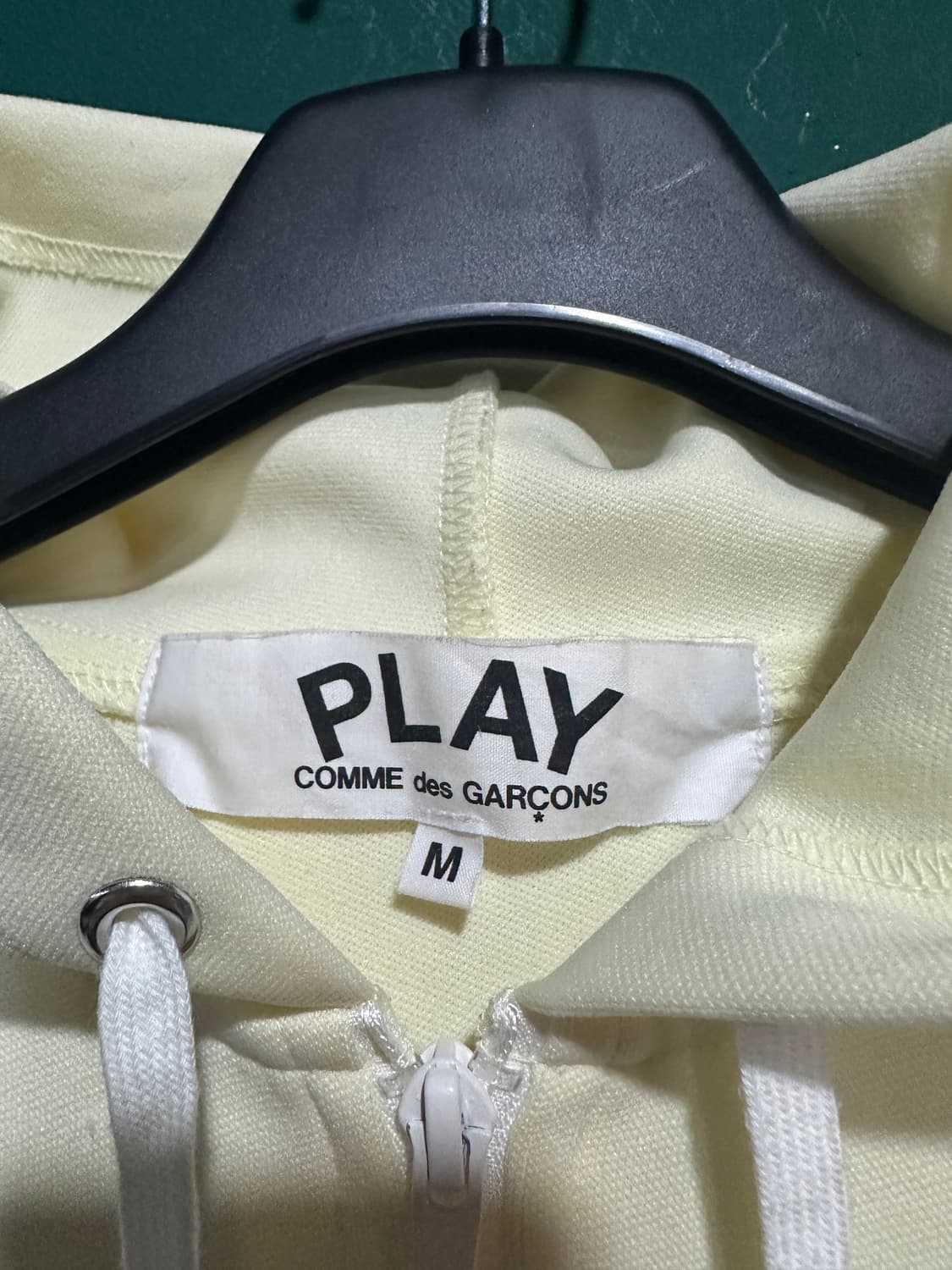 꼼데가르송 후드집업 아이보리M 상품이미지4