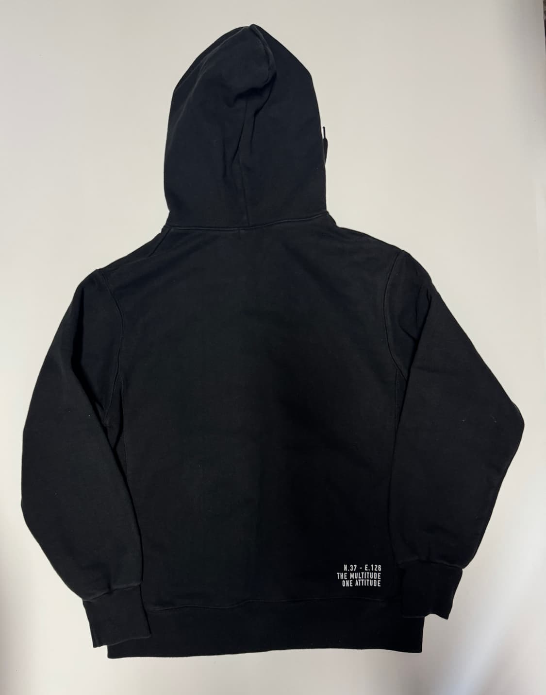 커버낫 스펠아웃 헤비 코튼 후드티 L 블랙 상품이미지2