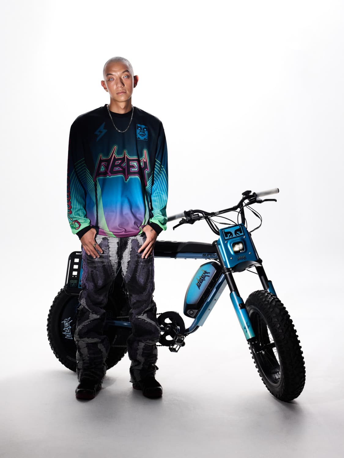 오베이 슈퍼73 한정판 티셔츠 L  상품이미지3