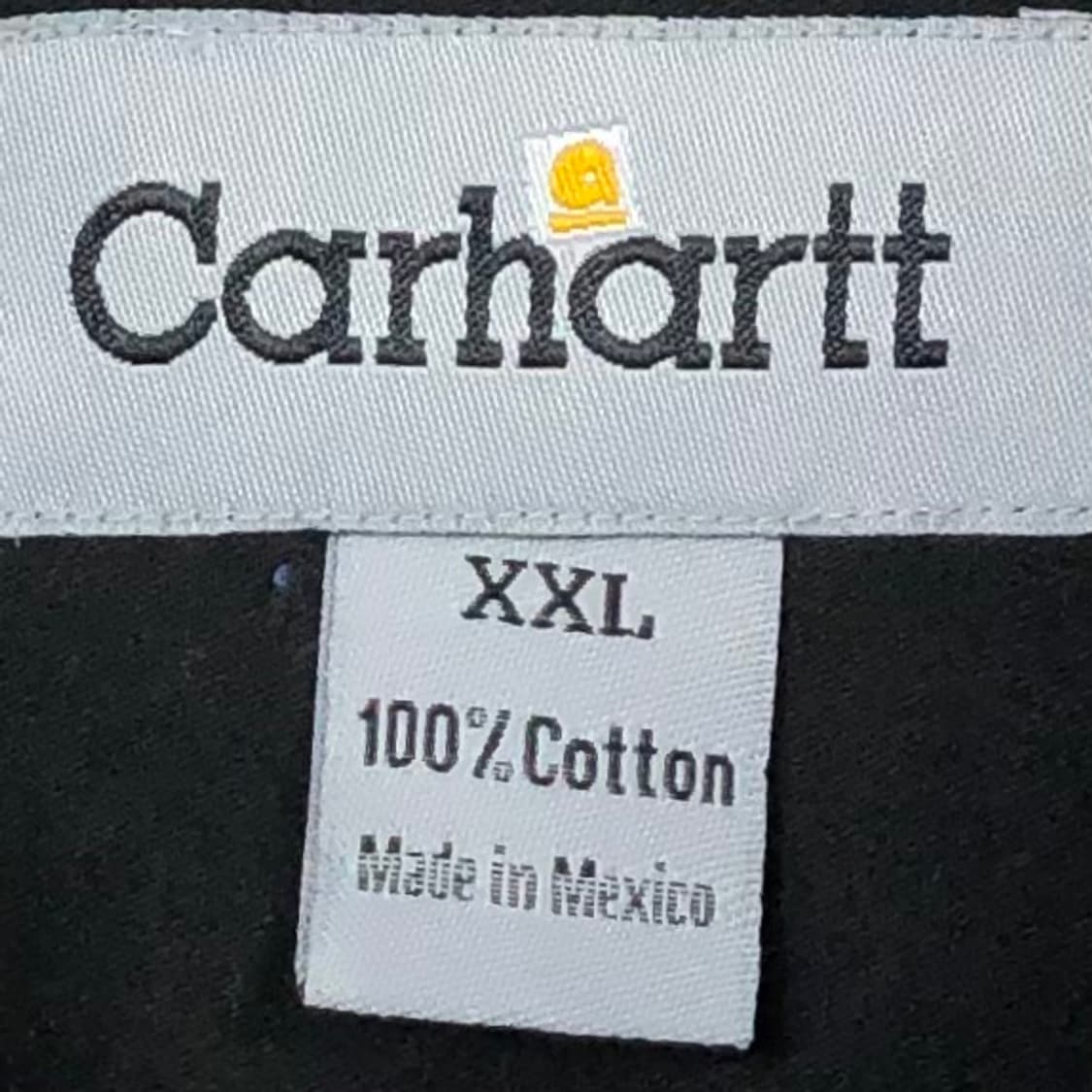 Xxl 칼하트 블랙 워크 빅셔츠 상품이미지3