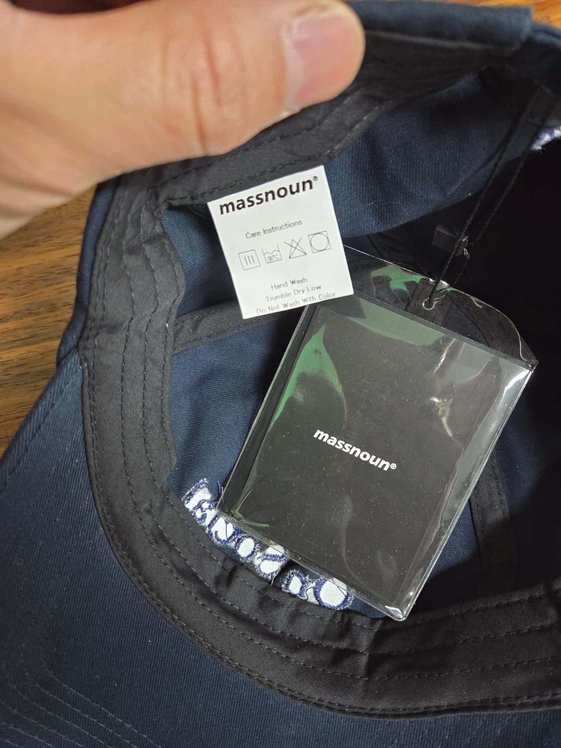 매스노운 타블로이드 워싱 코튼 모자 프리  상품이미지5