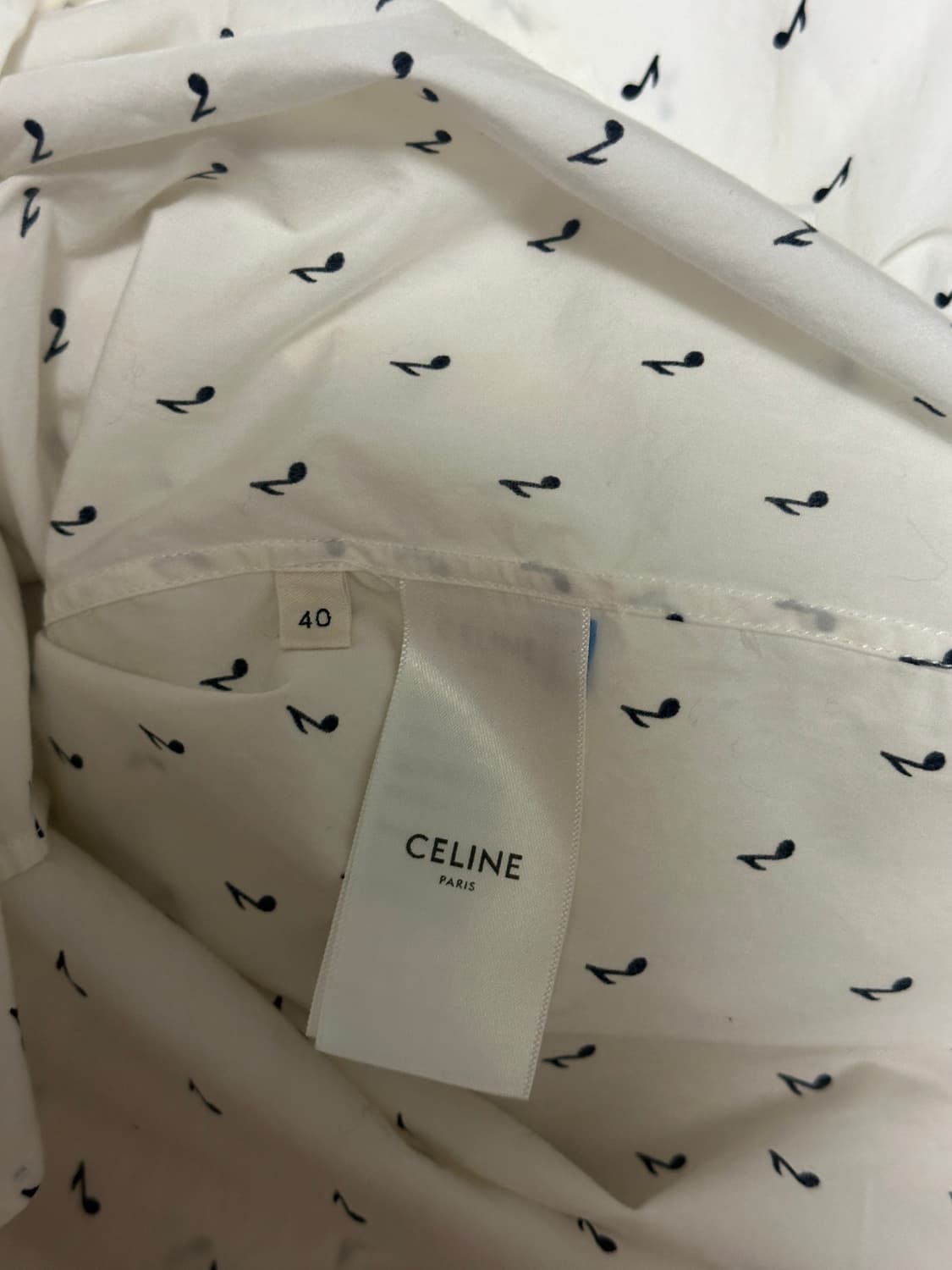 셀린느 17ss 뮤직노트 셔츠 상품이미지4