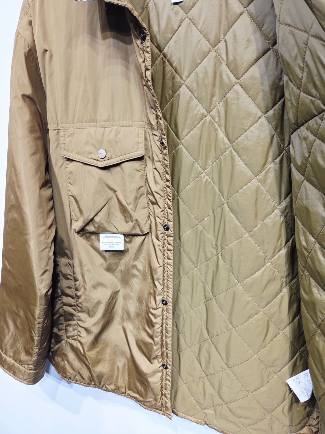 코닥(KODAK) 코듀로이 카라 퀼팅 자켓 상품이미지8