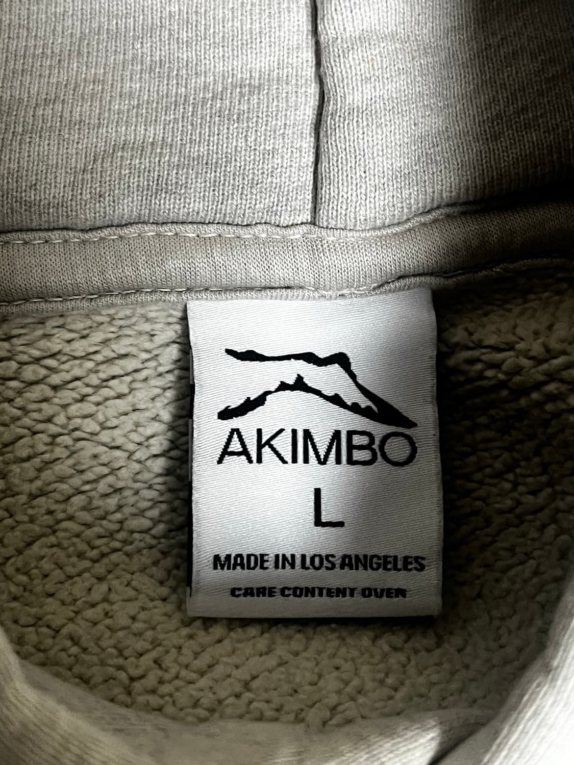 아킴보 클럽 그레이 후디 상품이미지2